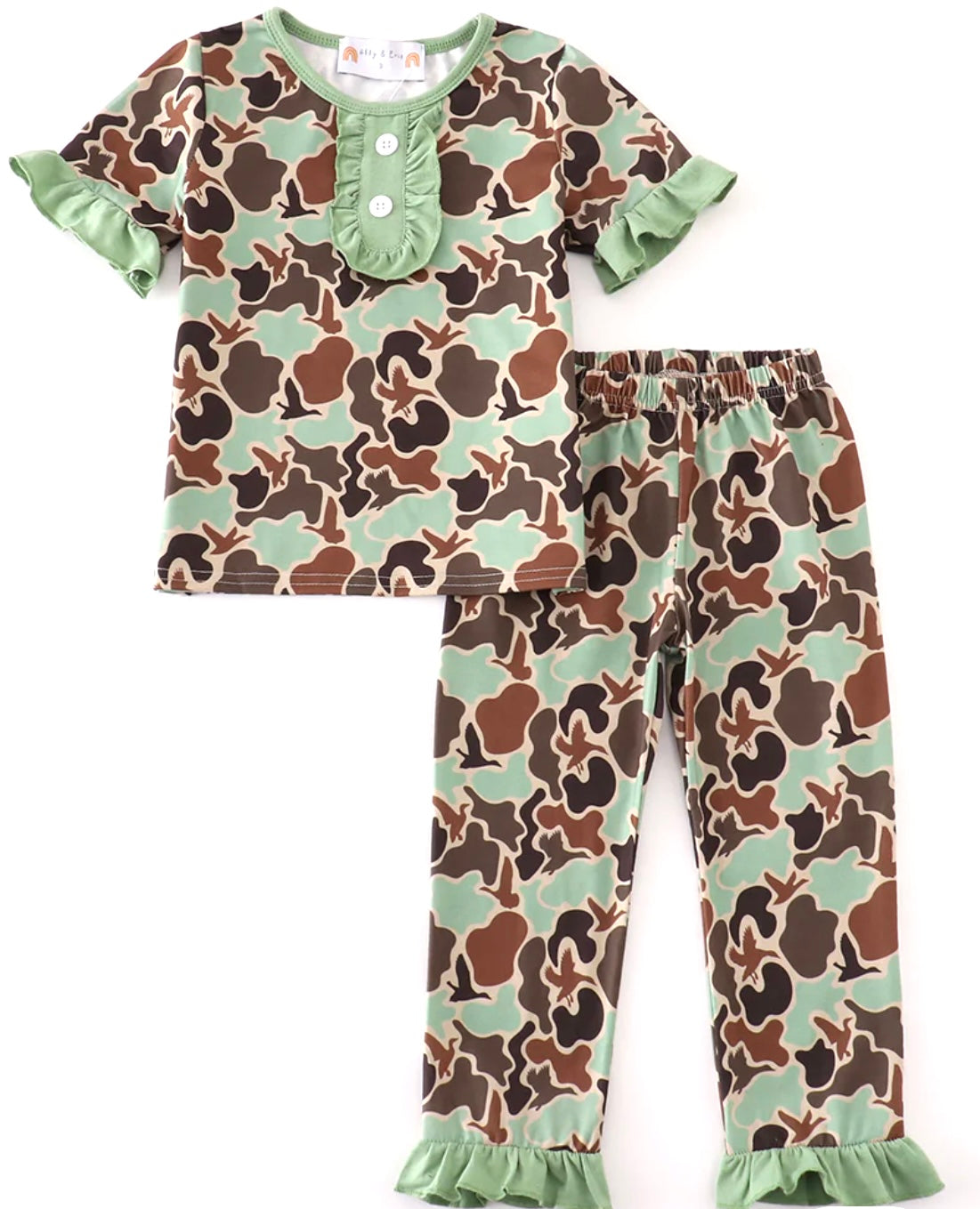 Flying South Ruffle PJ Set