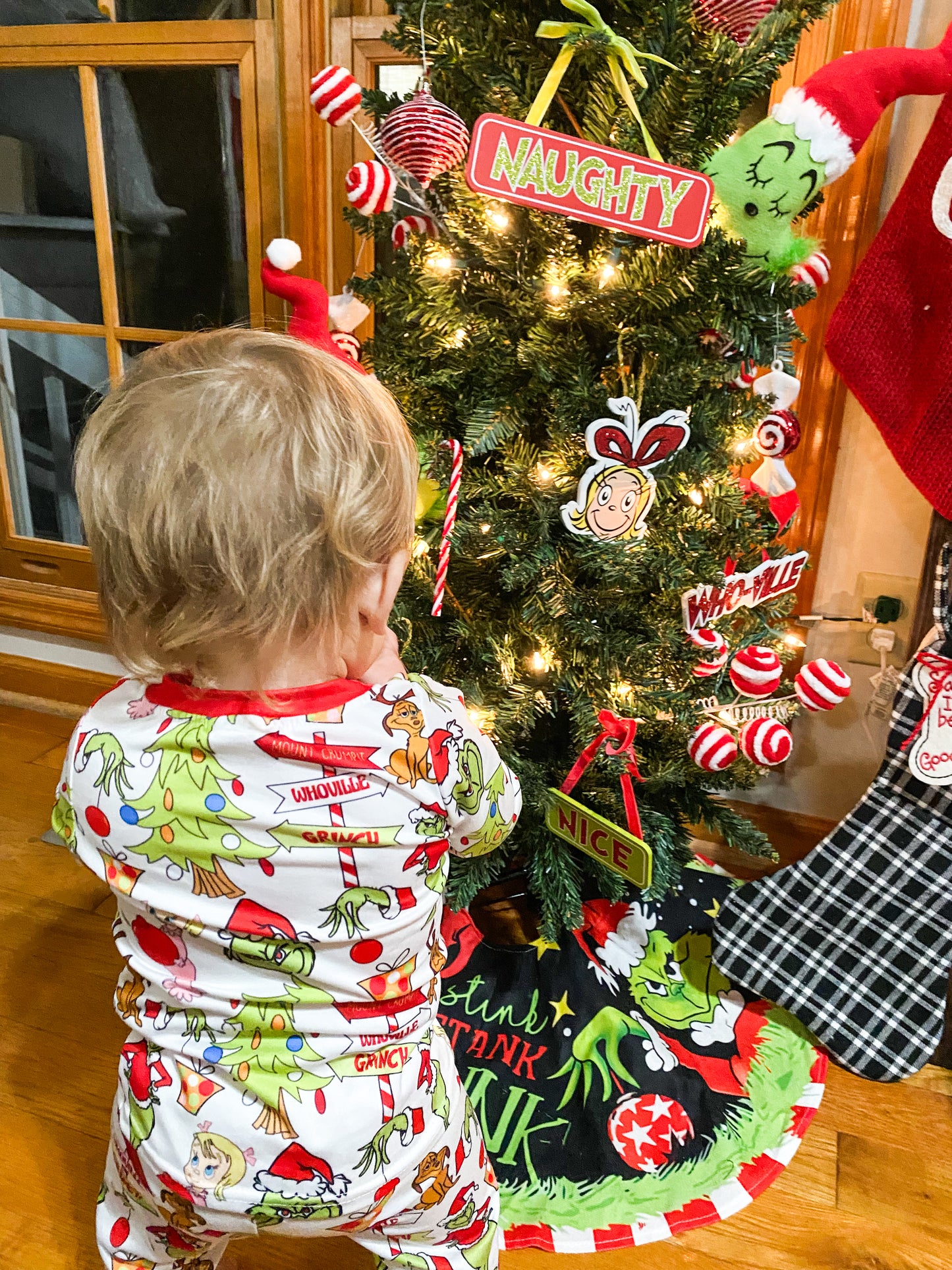 Grinch Pajama Set