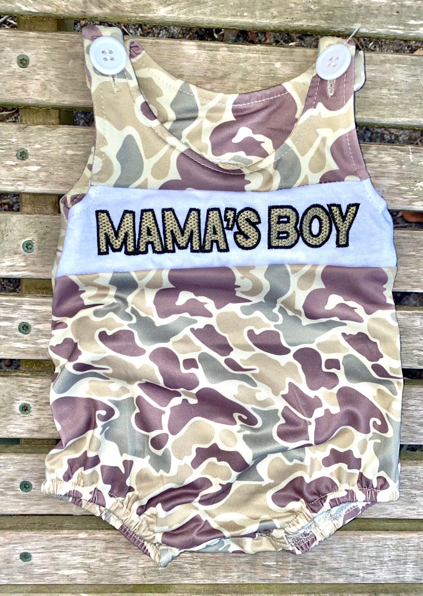 Mama’s Boy Camo Bubble