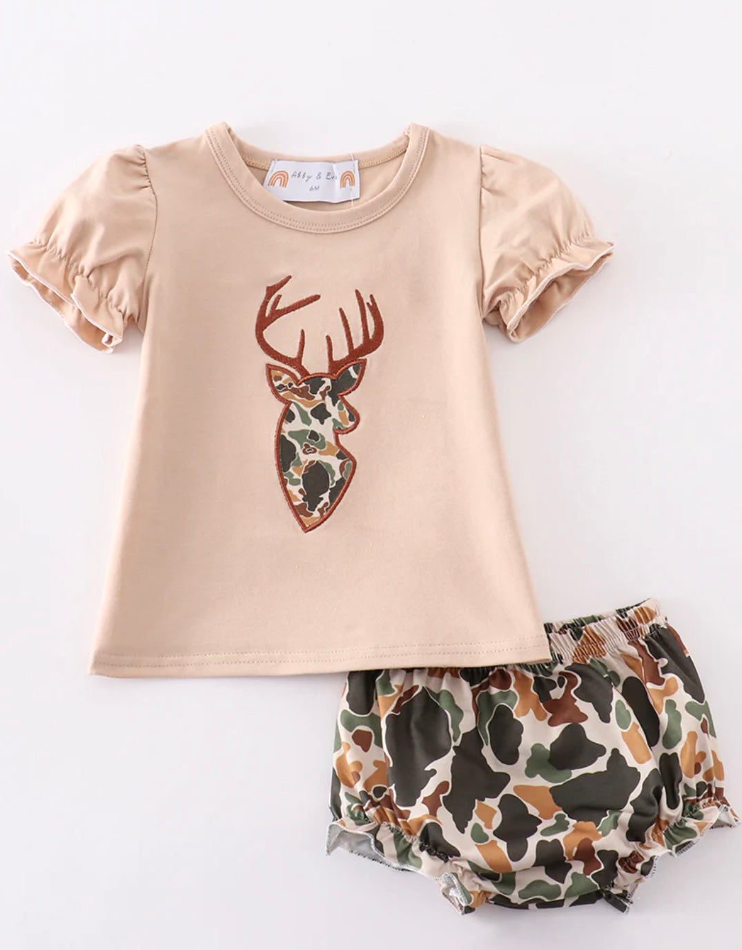 Ruffled Camo Bloomer Set