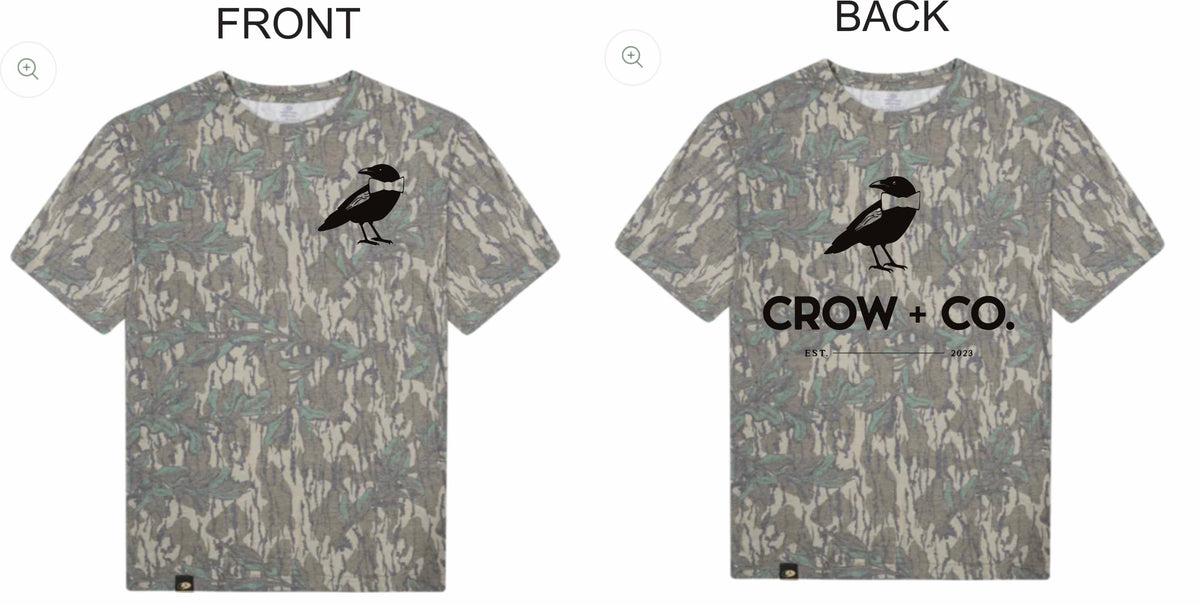 Adult Green Leaf Mossy Oak Tee