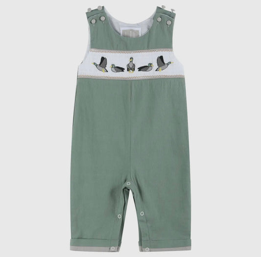 Smocked Mallard Overall