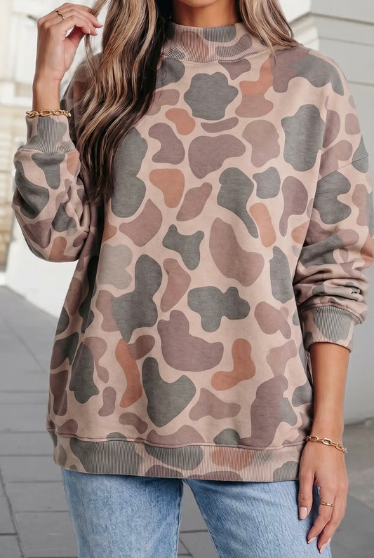 Hazel Camo Pullover