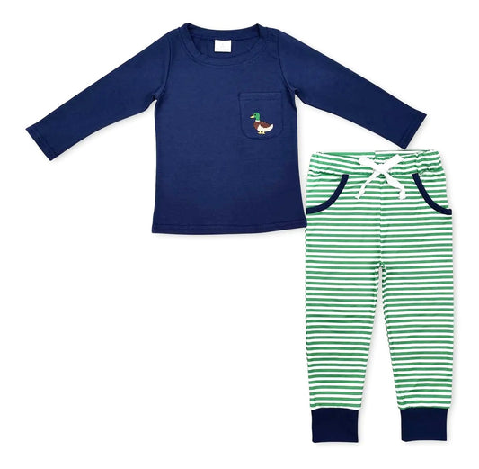 Striped Mallard Pant Set