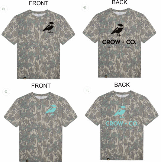 Adult Green Leaf Mossy Oak Tee