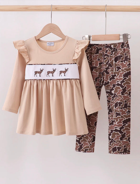 Trackin Camo Ruffle Set