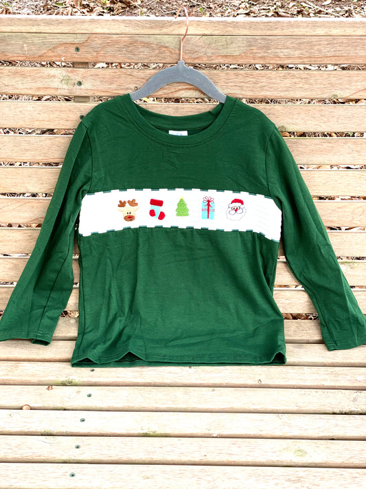 Evergreen Christmas Top