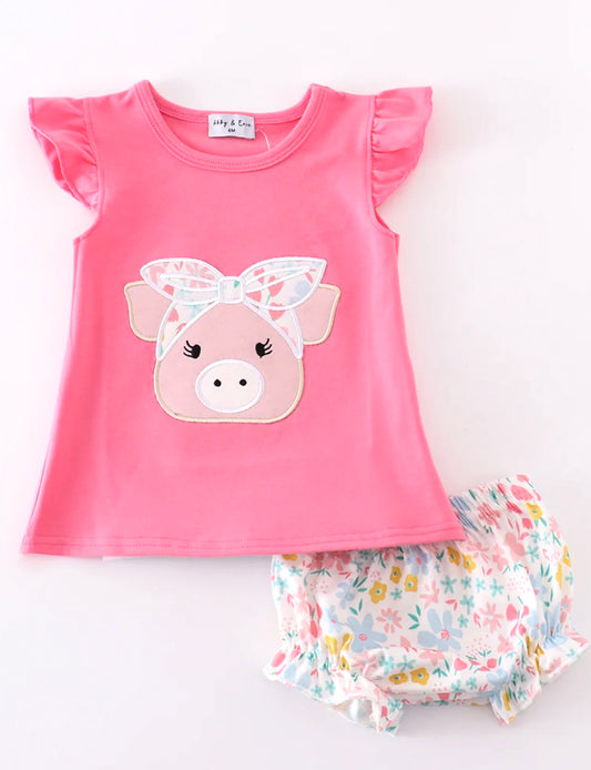 Pinky Pig Bloomer Set