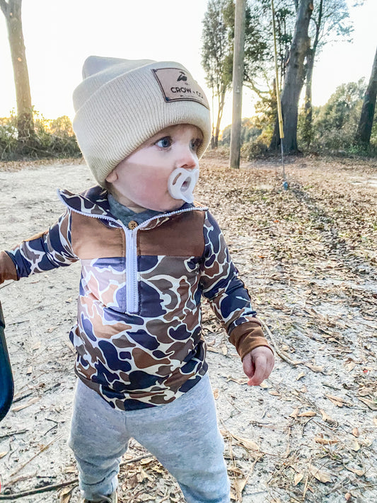 Camo Crow Pullover